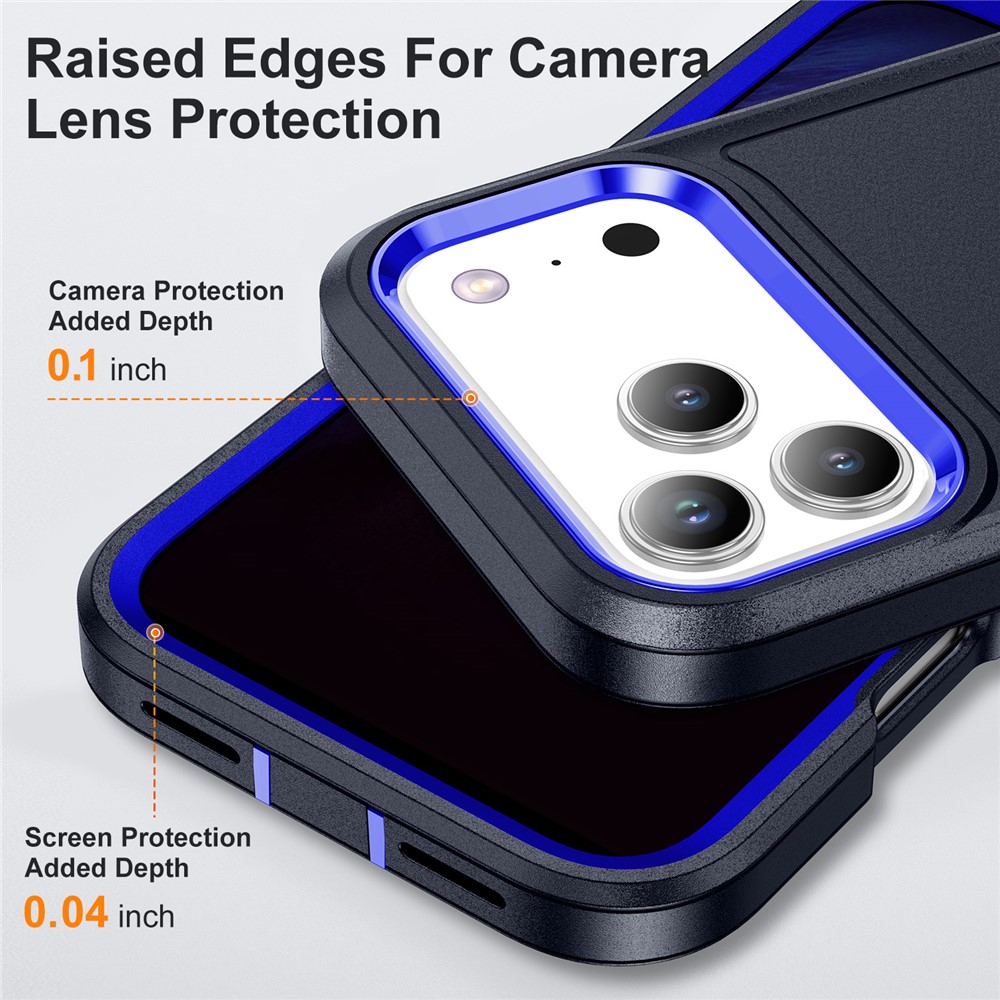  iPhone 17 Pro Max Skal Extreme Shockproof Hybrid Blå - Teknikhallen.se