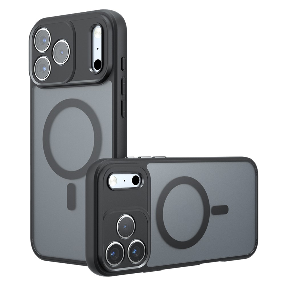  iPhone 17 Pro Max Skal MagSafe Hybrid Svart - Teknikhallen.se