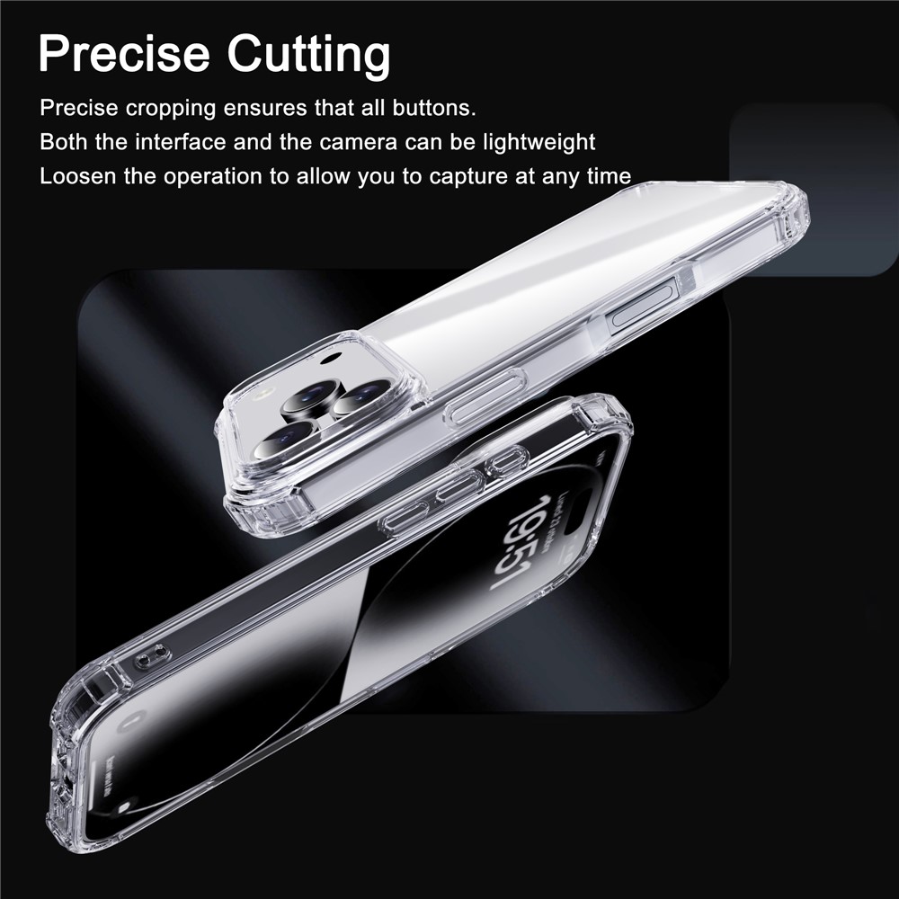 IPAKY IPAKY iPhone 17 Pro Max Skal Shockproof Transparent - Teknikhallen.se