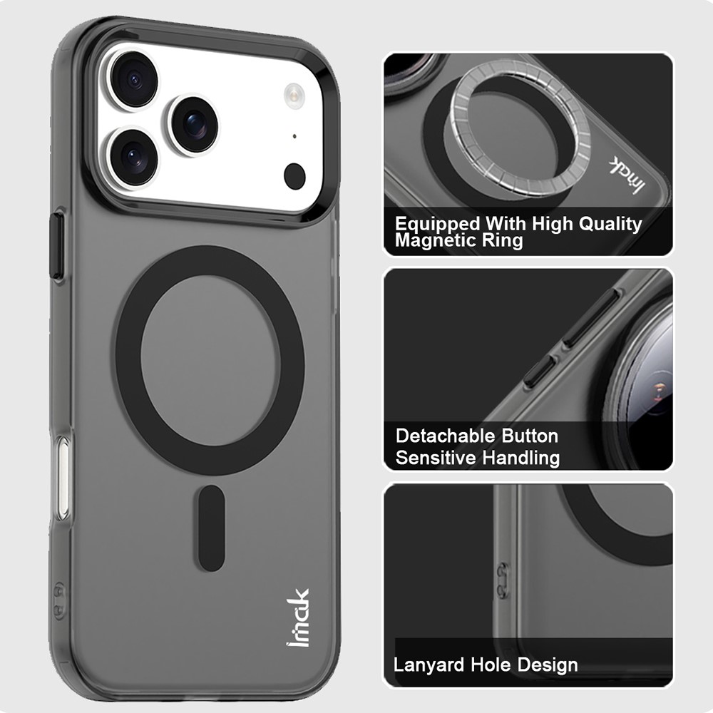IMAK IMAK iPhone 17 Pro Max Skal MagSafe Anti Drop Svart - Teknikhallen.se