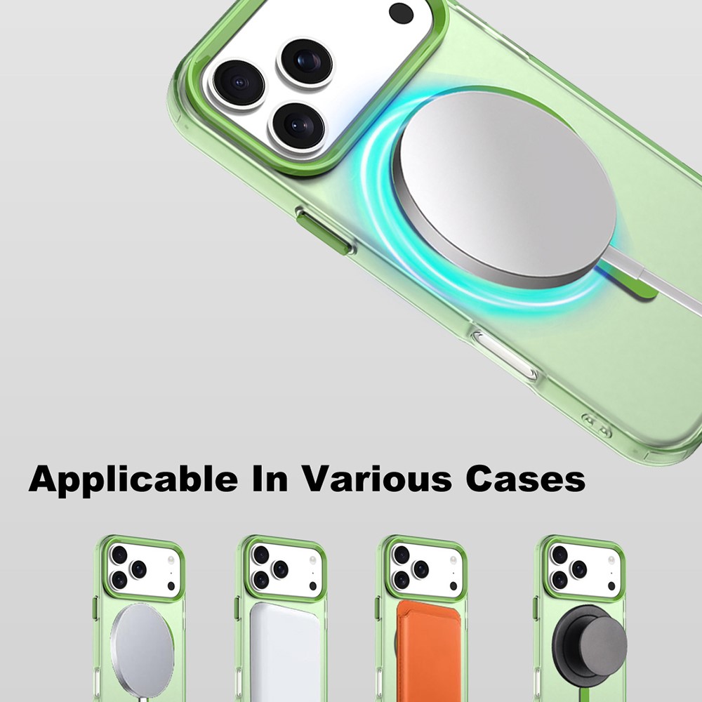 IMAK IMAK iPhone 17 Pro Max Skal MagSafe Anti Drop Grön - Teknikhallen.se