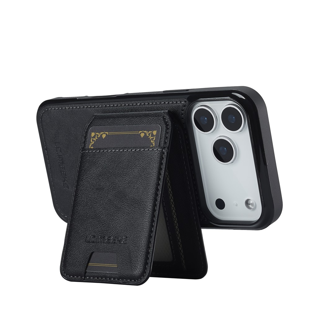 LC.IMEEKE LC.IMEEKE iPhone 17 Pro Max Skal Med Avtagbar Korthållare Läder - Teknikhallen.se