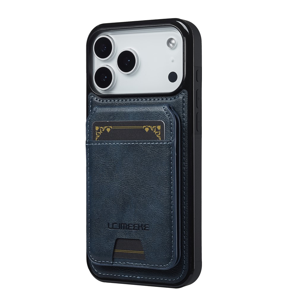 LC.IMEEKE LC.IMEEKE iPhone 17 Pro Max Skal Med Avtagbar Korthållare Läder - Teknikhallen.se