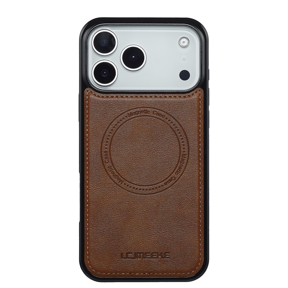 LC.IMEEKE LC.IMEEKE iPhone 17 Pro Max Skal Med Avtagbar Korthållare Läder - Teknikhallen.se