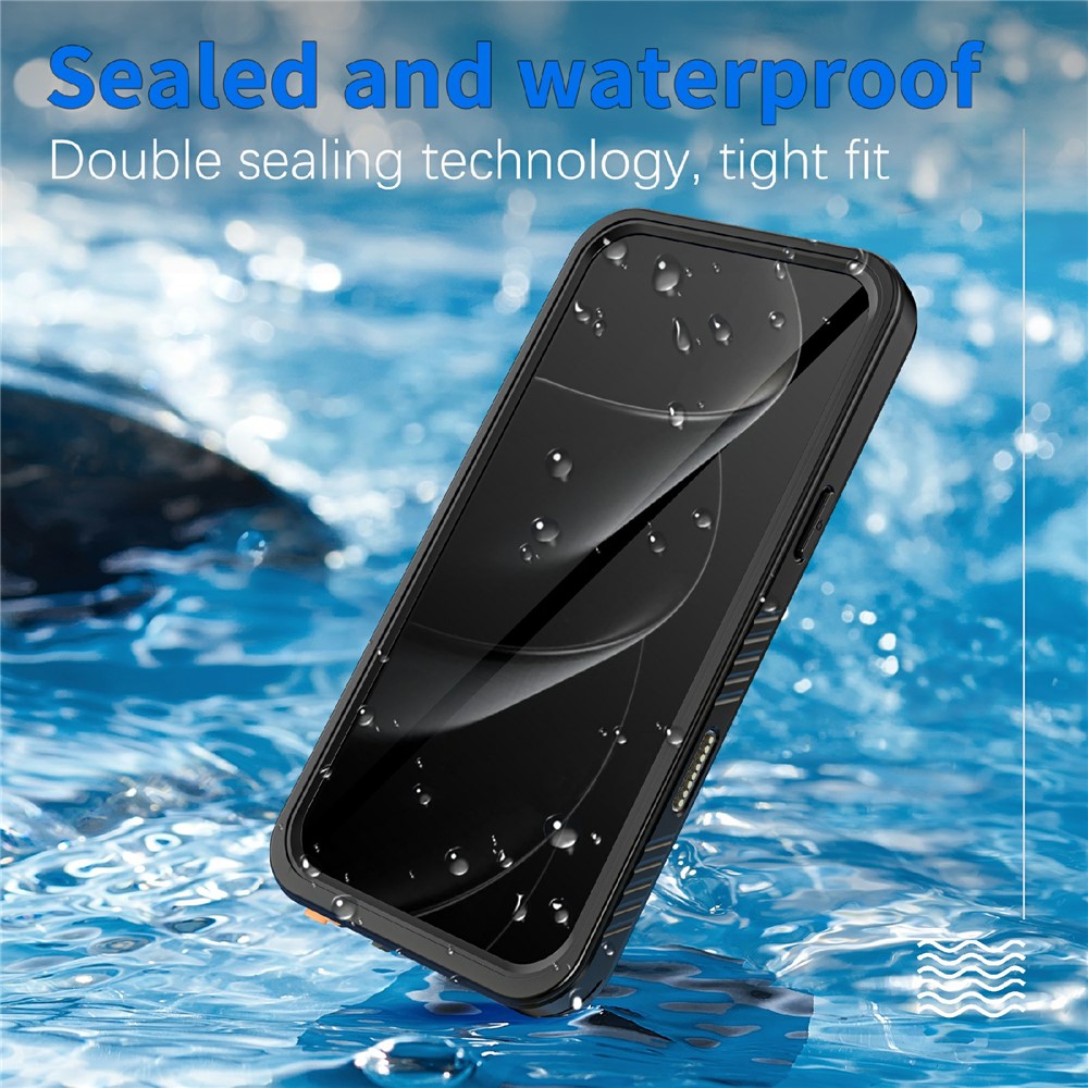 REDPEPPER REDPEPPER iPhone 17 Pro Max Skal Vattentät IP68 Svart - Teknikhallen.se