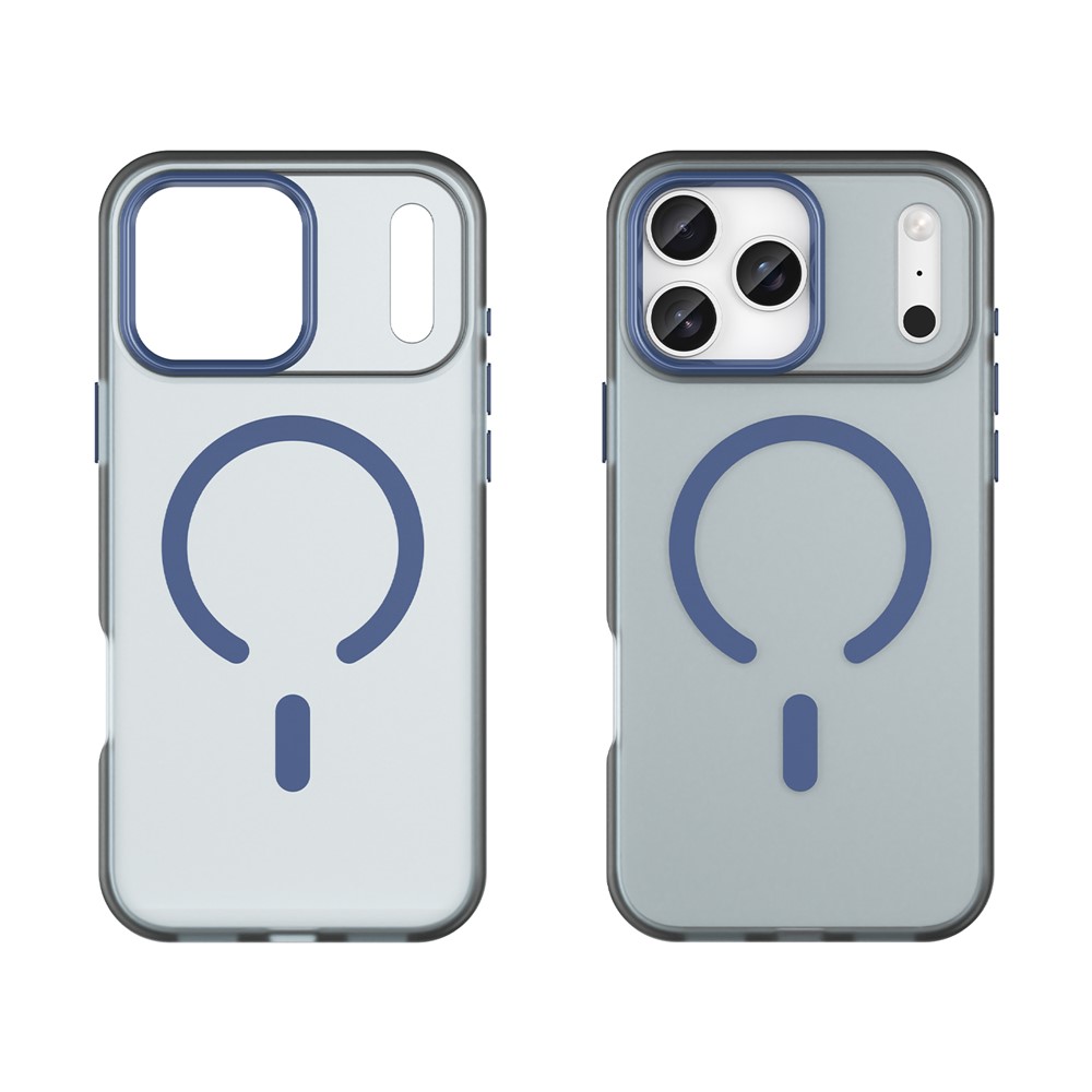  iPhone 17 Pro Max Skal MagSafe Hybrid Mörk Blå - Teknikhallen.se