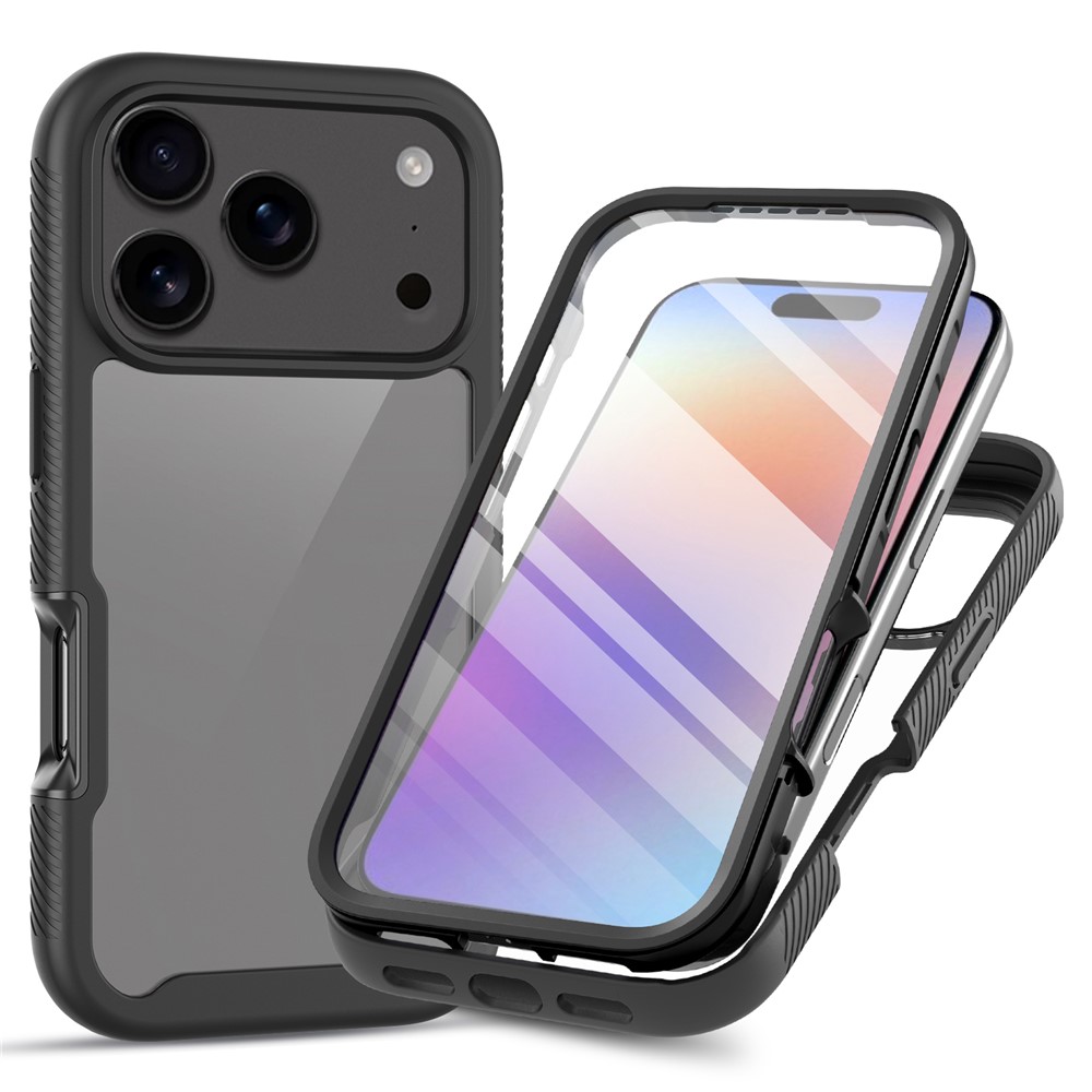  iPhone 17 Pro Max Skal 360 Hybrid Defense Svart - Teknikhallen.se
