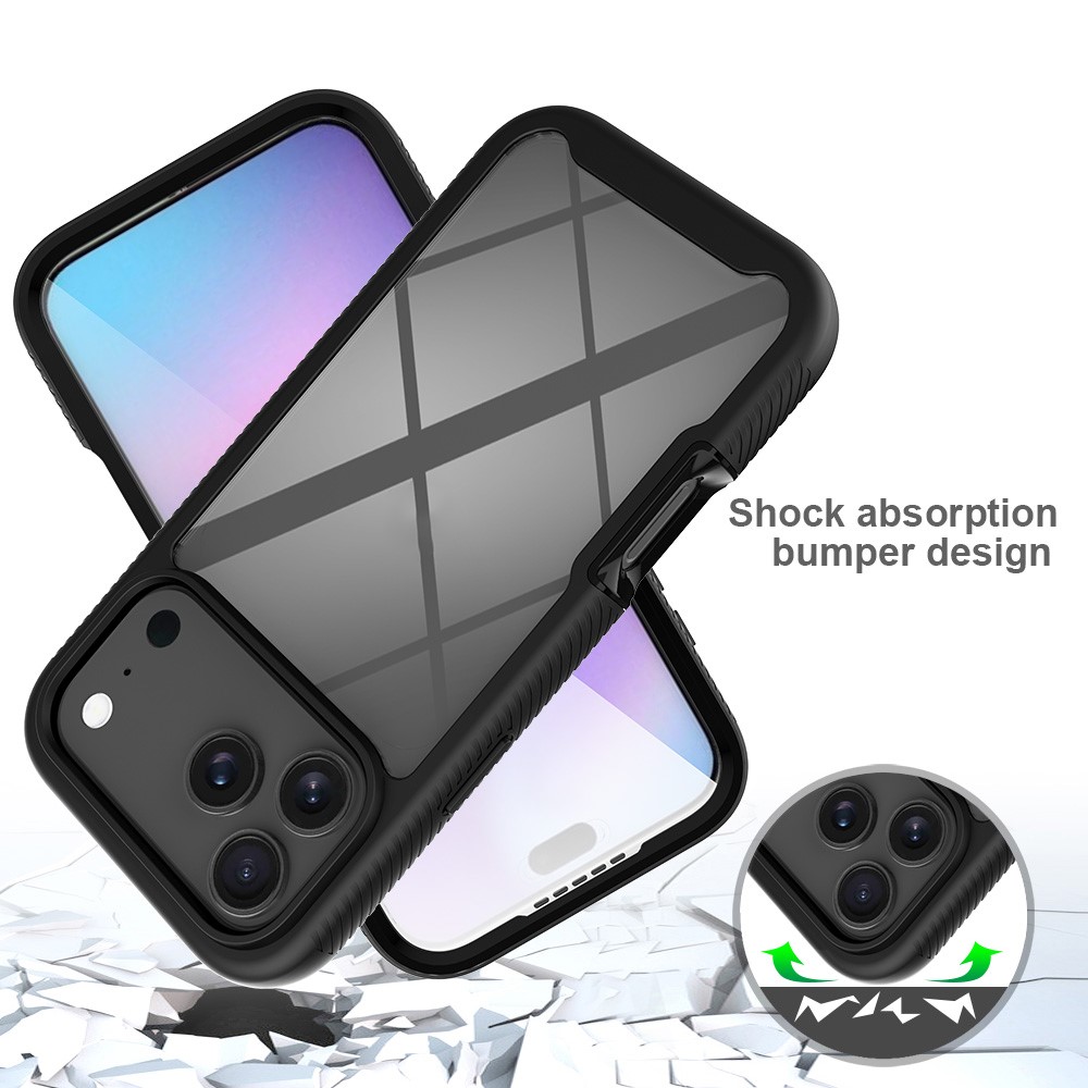  iPhone 17 Pro Max Skal 360 Hybrid Defense Svart - Teknikhallen.se