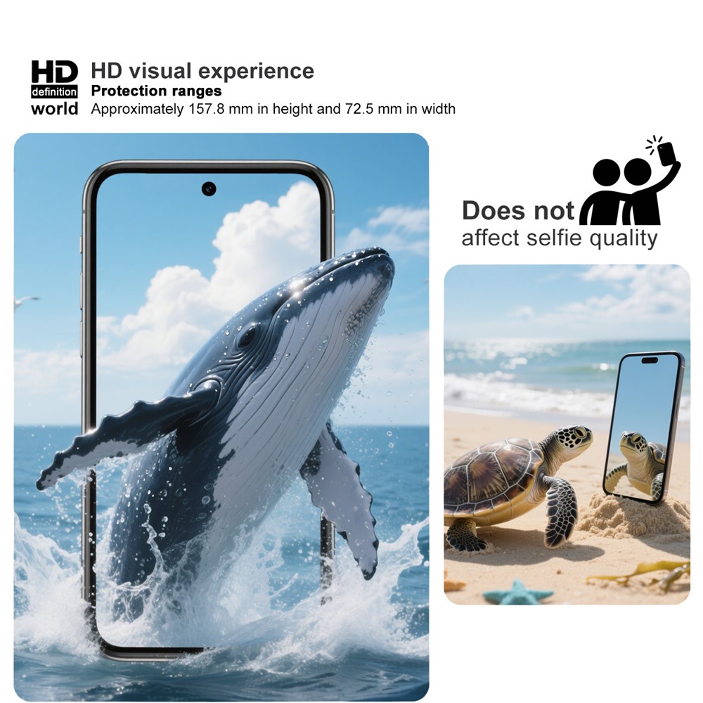 IMAK IMAK iPhone 17 Pro Max Skärmskydd Härdat Glas - Teknikhallen.se