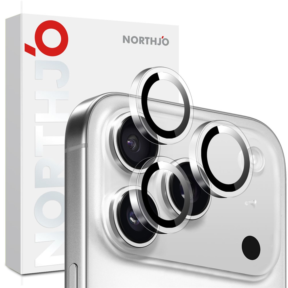 NORTHJO NORTHJO iPhone 17 Pro Max / 17 Pro Linsskydd Härdat Glas - Teknikhallen.se