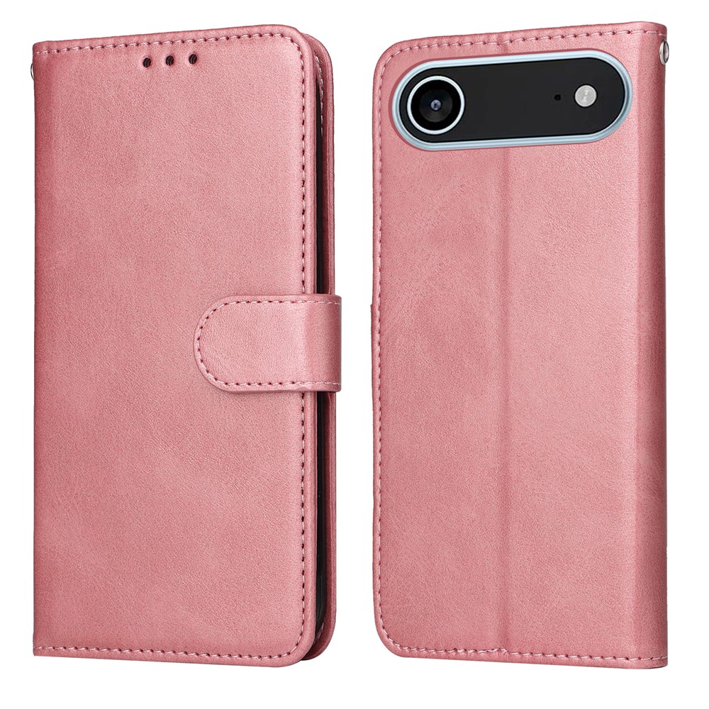  iPhone 17 Air Fodral Läder Roséguld - Teknikhallen.se