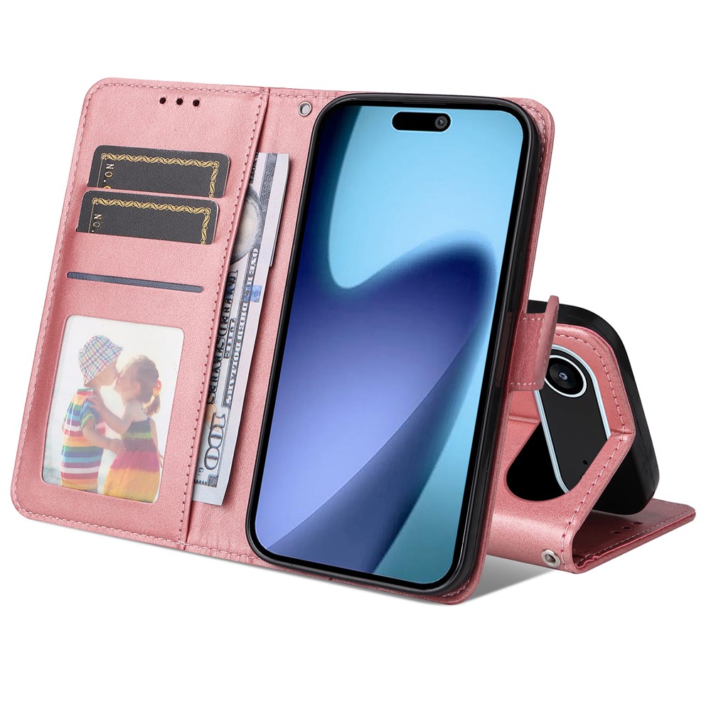  iPhone 17 Air Fodral Läder Roséguld - Teknikhallen.se