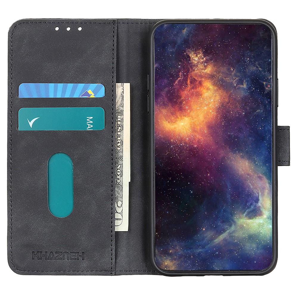 KHAZNEH KHAZNEH iPhone 17 Air Fodral Läder Svart - Teknikhallen.se