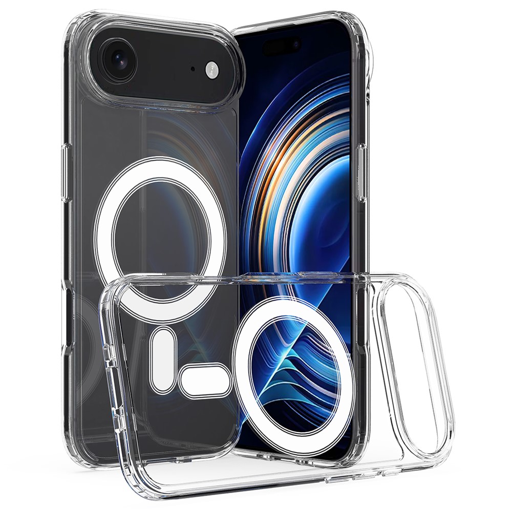  iPhone 17 Air Skal MagSafe Hybrid Transparent - Teknikhallen.se