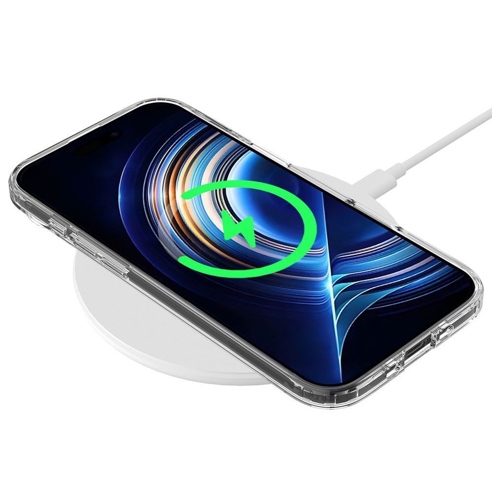 iPhone 17 Air Skal MagSafe Hybrid Transparent - Teknikhallen.se