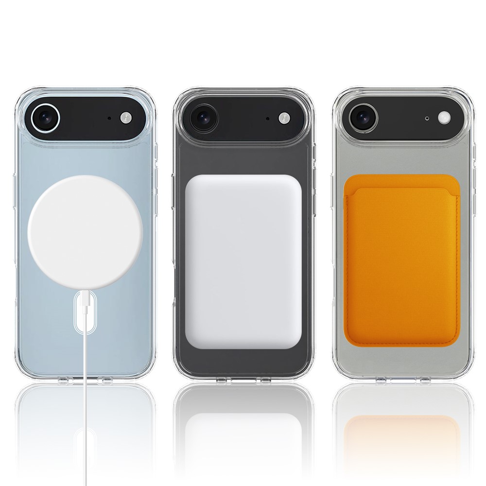  iPhone 17 Air Skal MagSafe Hybrid Transparent - Teknikhallen.se
