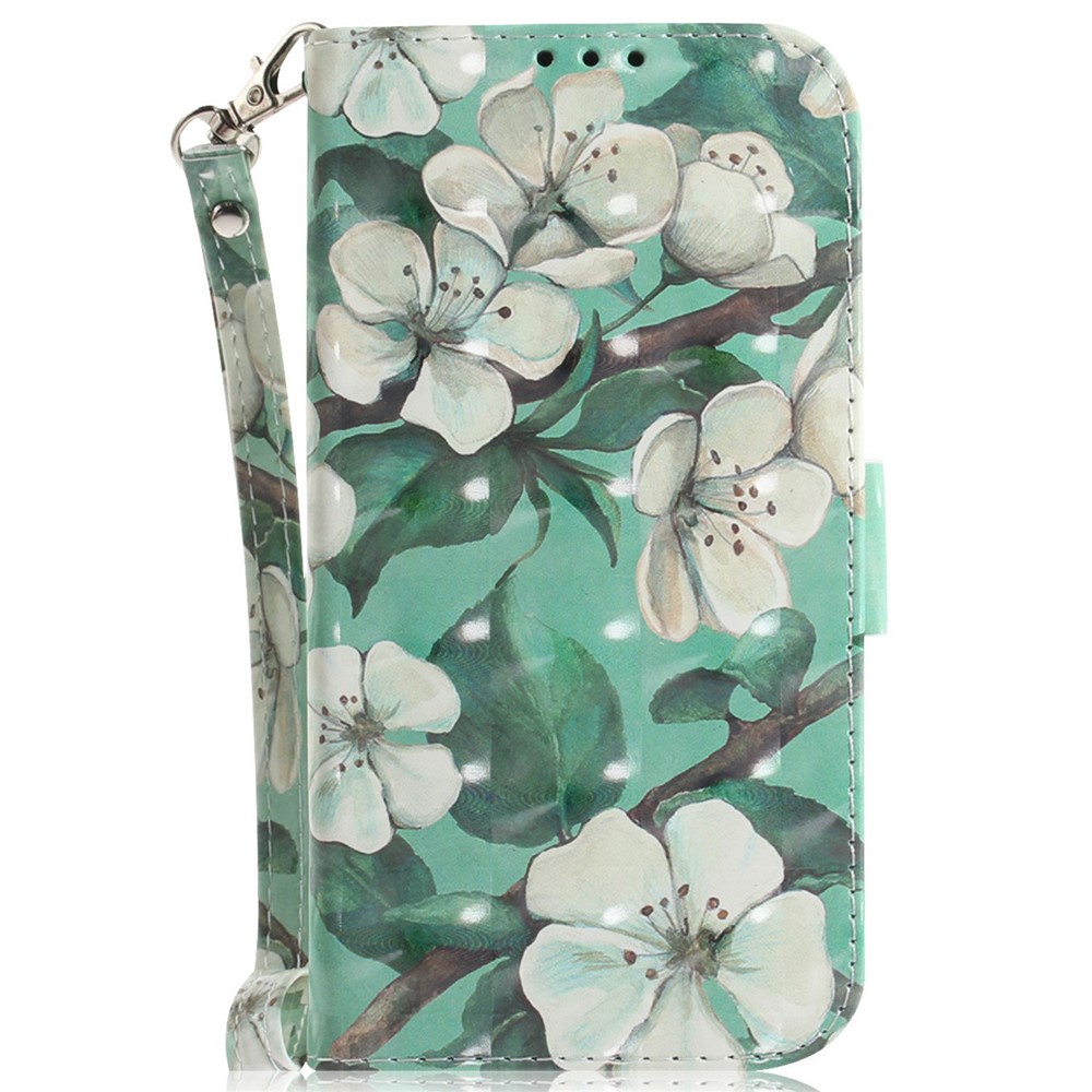  iPhone 17 Air Fodral Med Tryck Vita Blommor - Teknikhallen.se
