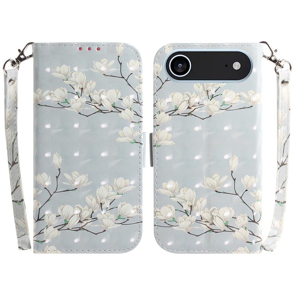  iPhone 17 Air Fodral Med Tryck Magnolia - Teknikhallen.se
