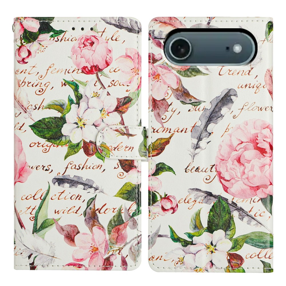  iPhone 17 Air Fodral Med Tryck Blommor - Teknikhallen.se