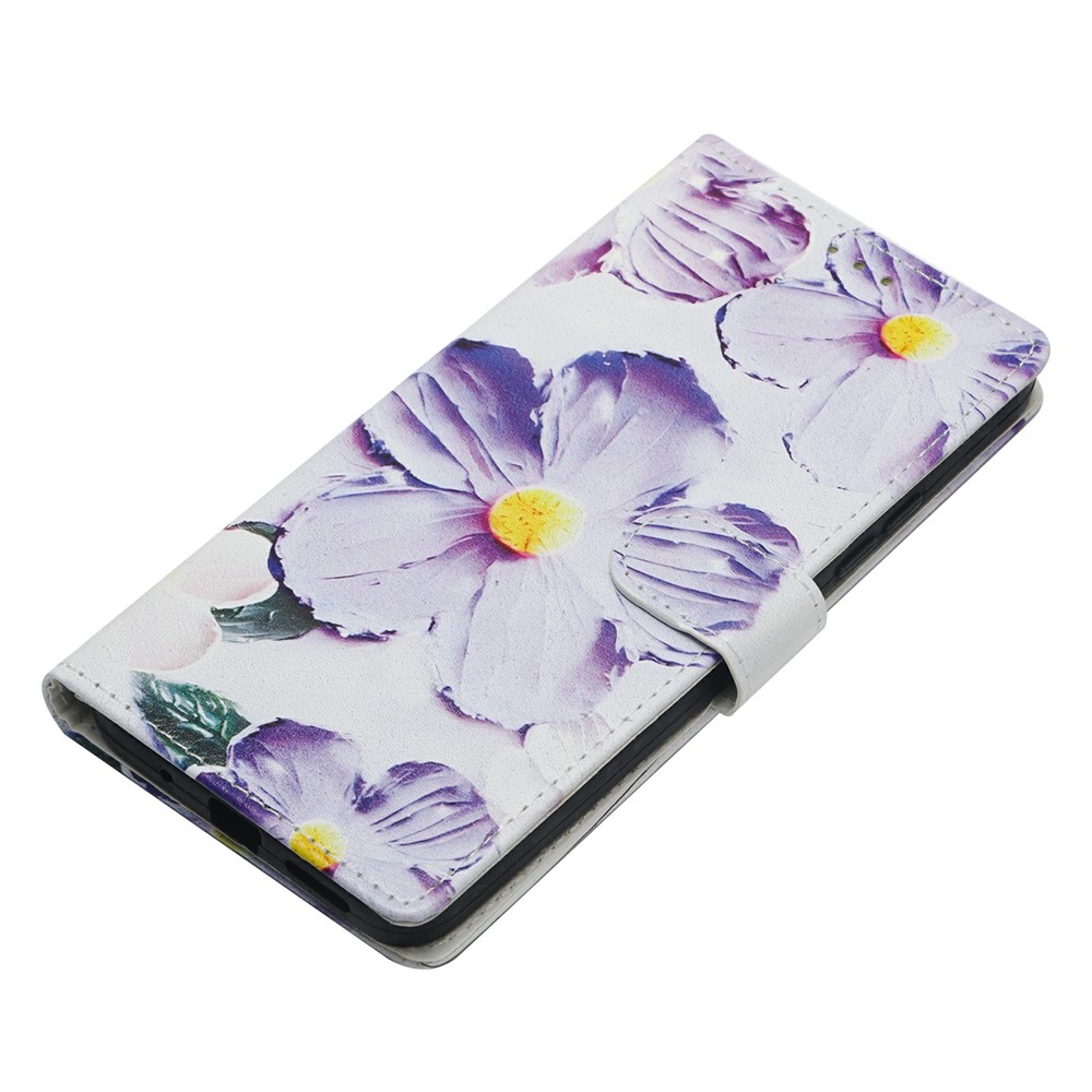  iPhone 17 Air Fodral Med Tryck Lila Blommor - Teknikhallen.se