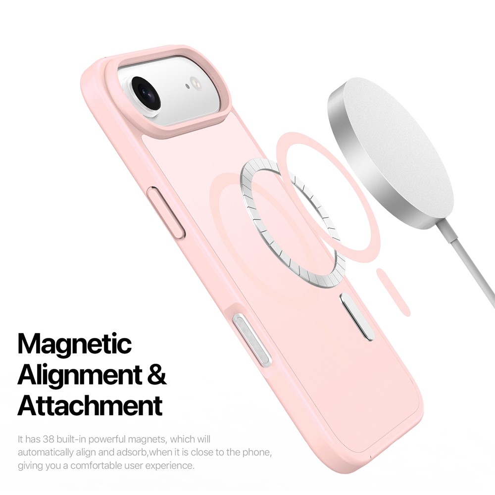 DUX DUCIS DUX DUCIS iPhone 17 Air Skal MagSafe Yind Series Rosa - Teknikhallen.se