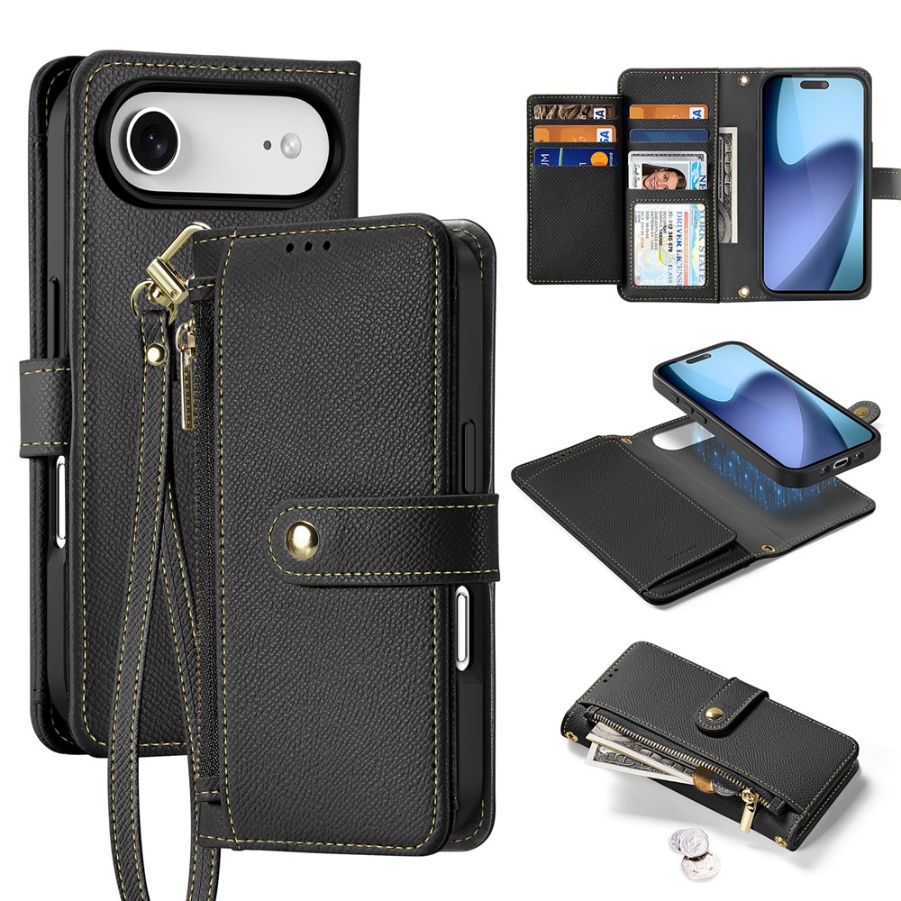 DUX DUCIS DUX DUCIS iPhone 17 Air 2in1 Magnet Fodral Lawa Series Svart - Teknikhallen.se