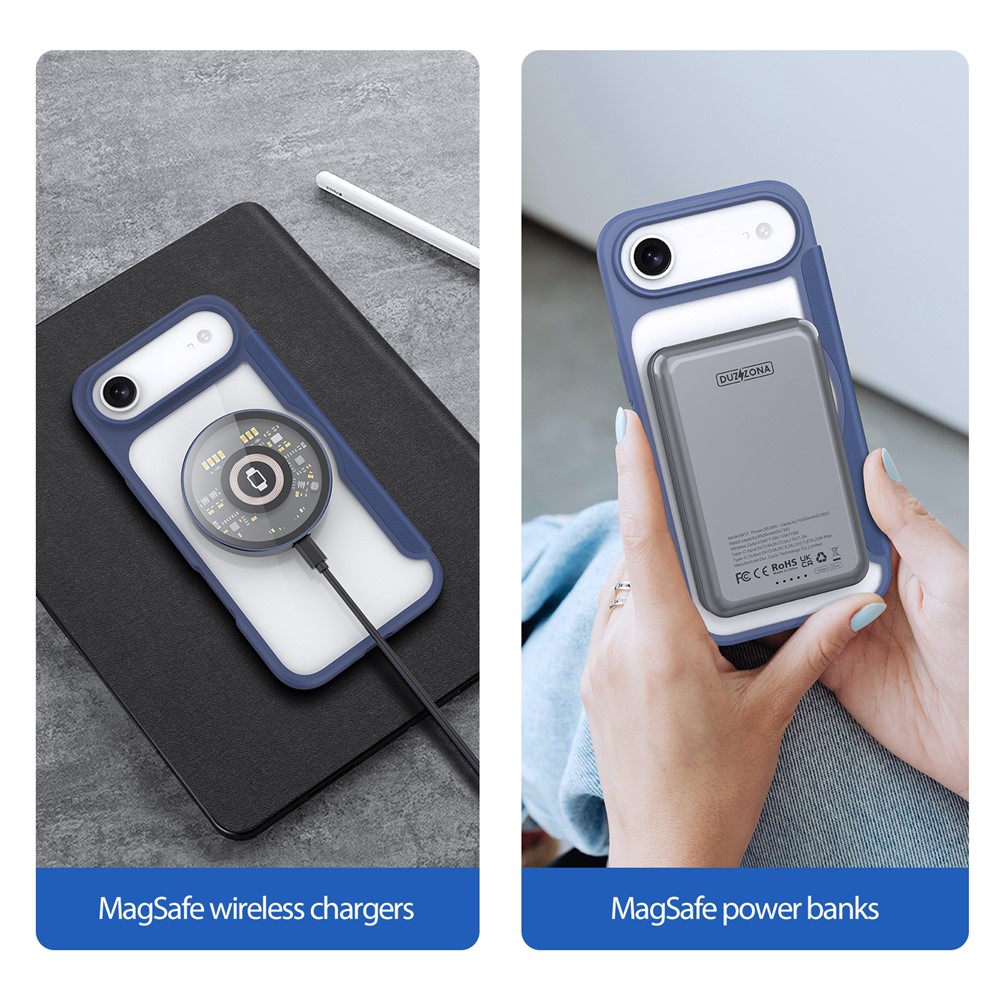 DUX DUCIS DUX DUCIS iPhone 17 Air Fodral MagSafe Skin X Pro Blå - Teknikhallen.se