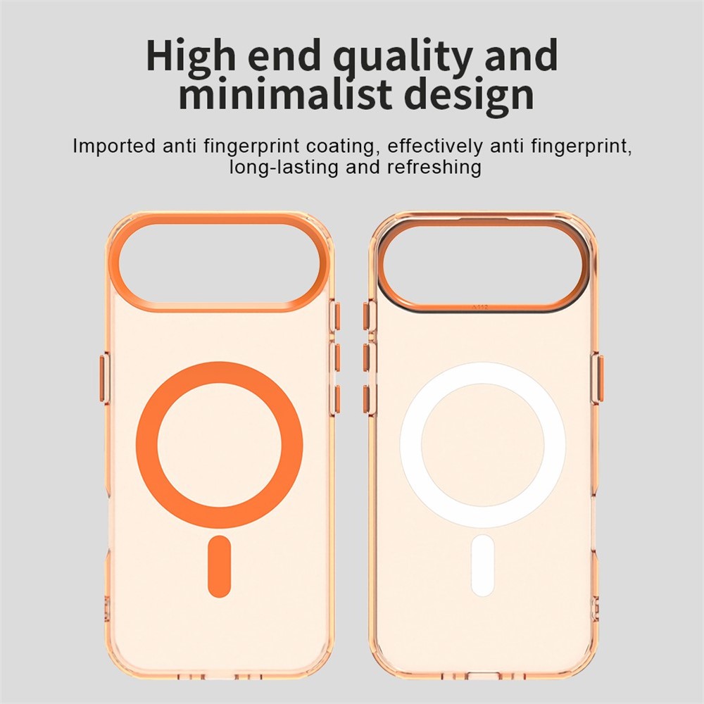  iPhone 17 Air Skal Magsafe Hybrid Orange - Teknikhallen.se