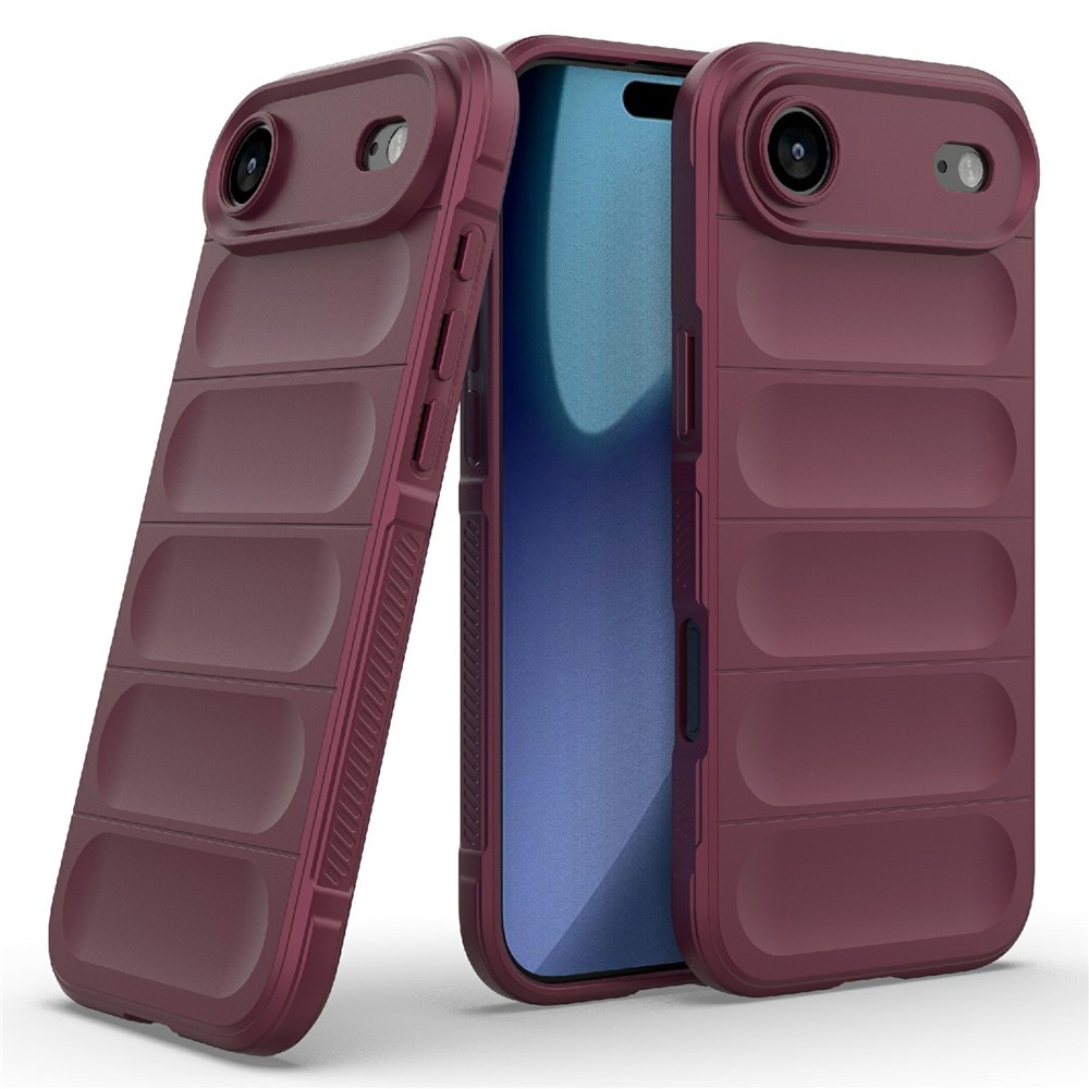  iPhone 17 Air Skal Magic Shield Vinröd - Teknikhallen.se