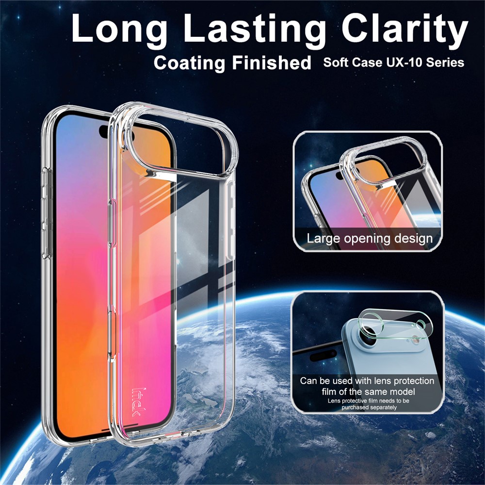 IMAK IMAK iPhone 17 Air Skal TPU Transparent - Teknikhallen.se