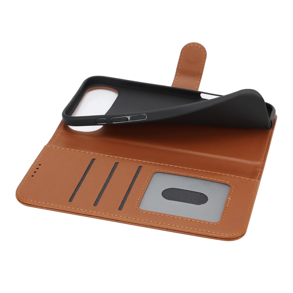  iPhone 17 Air Fodral Läder Brun - Teknikhallen.se