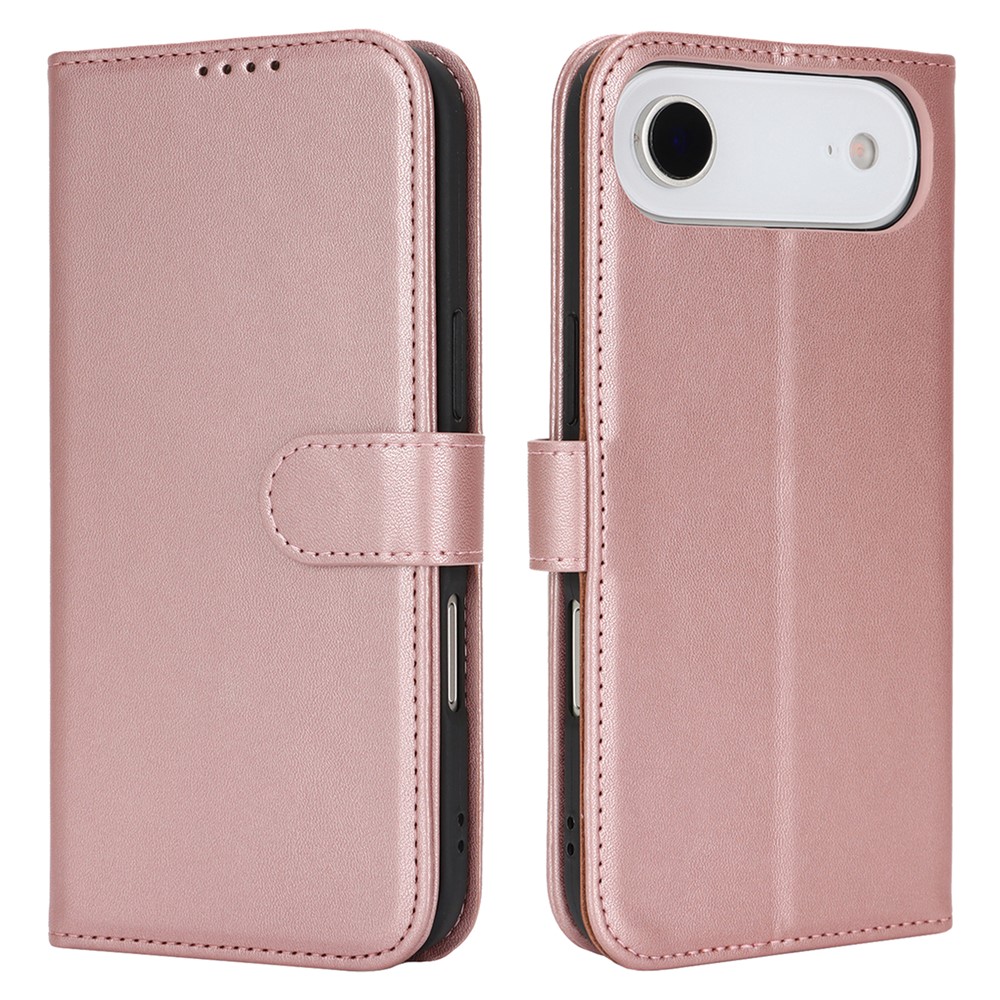  iPhone 17 Air Fodral Läder Roséguld - Teknikhallen.se