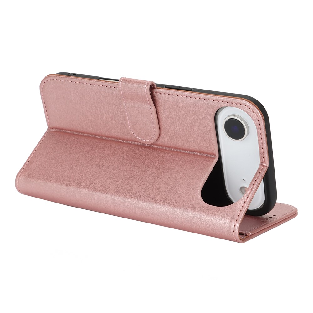  iPhone 17 Air Fodral Läder Roséguld - Teknikhallen.se