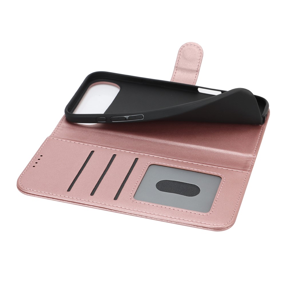 iPhone 17 Air Fodral Läder Roséguld - Teknikhallen.se