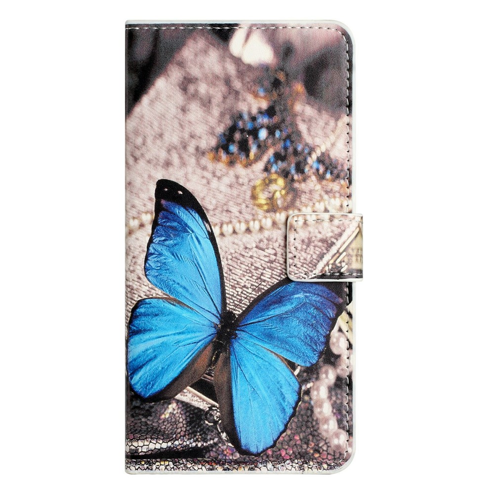  iPhone 17 Air Fodral Med Tryck Blå Fjäril - Teknikhallen.se