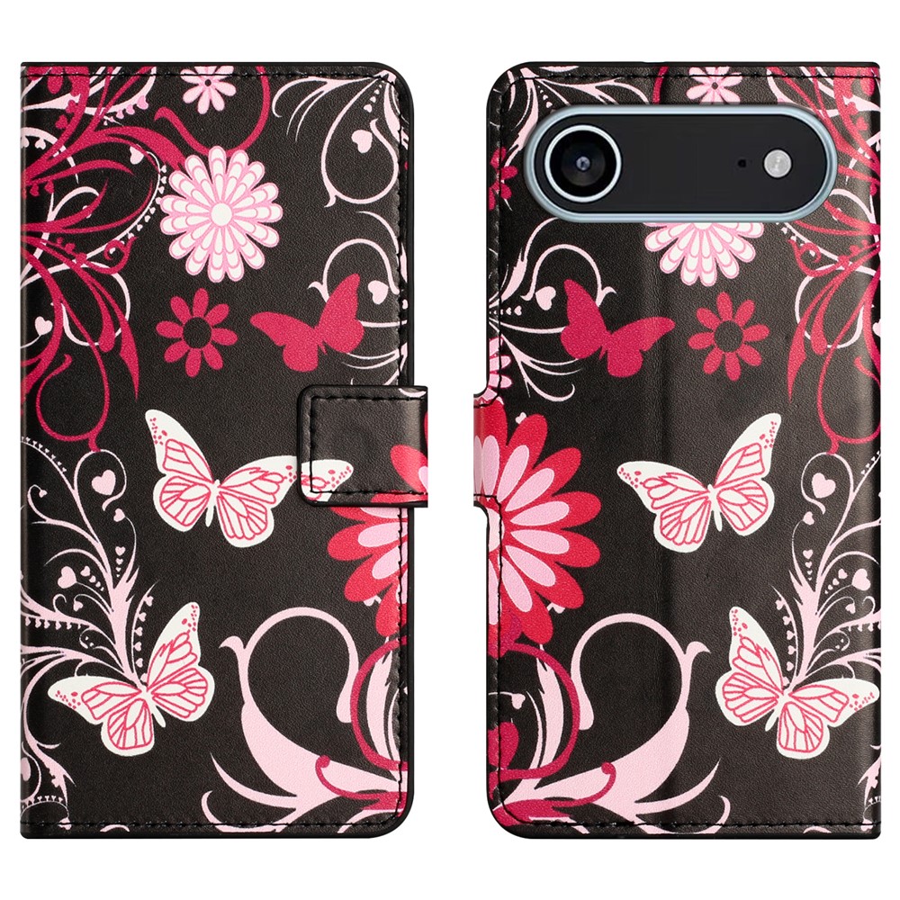  iPhone 17 Air Fodral Med Tryck Blommor / Fjärilar - Teknikhallen.se