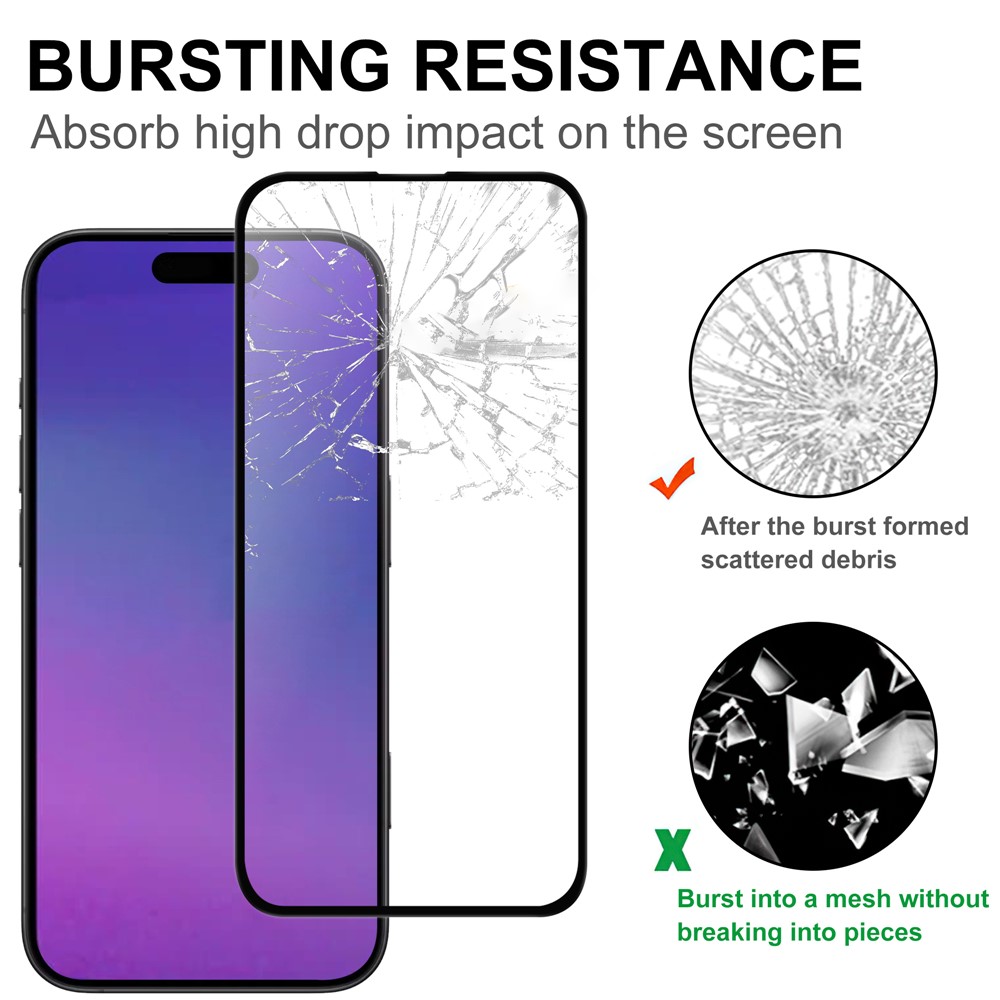  iPhone 17 Air Skärmskydd Heltäckande Härdat Glas - Teknikhallen.se