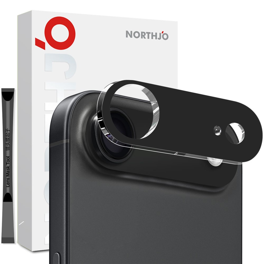 NORTHJO NORTHJO iPhone 17 Air Linsskydd Härdat Glas Transparent - Teknikhallen.se