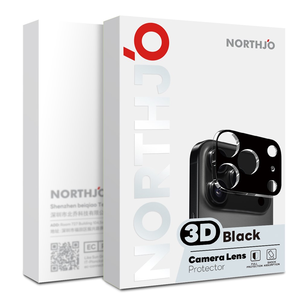 NORTHJO NORTHJO iPhone 17 Air Linsskydd Härdat Glas Transparent - Teknikhallen.se