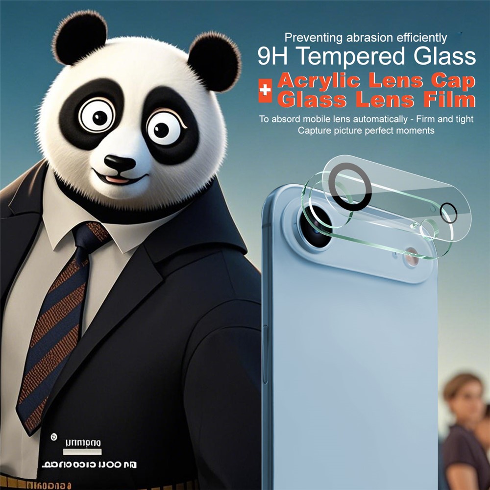 IMAK IMAK iPhone 17 Air Linsskydd Härdat Glas Transparent - Teknikhallen.se
