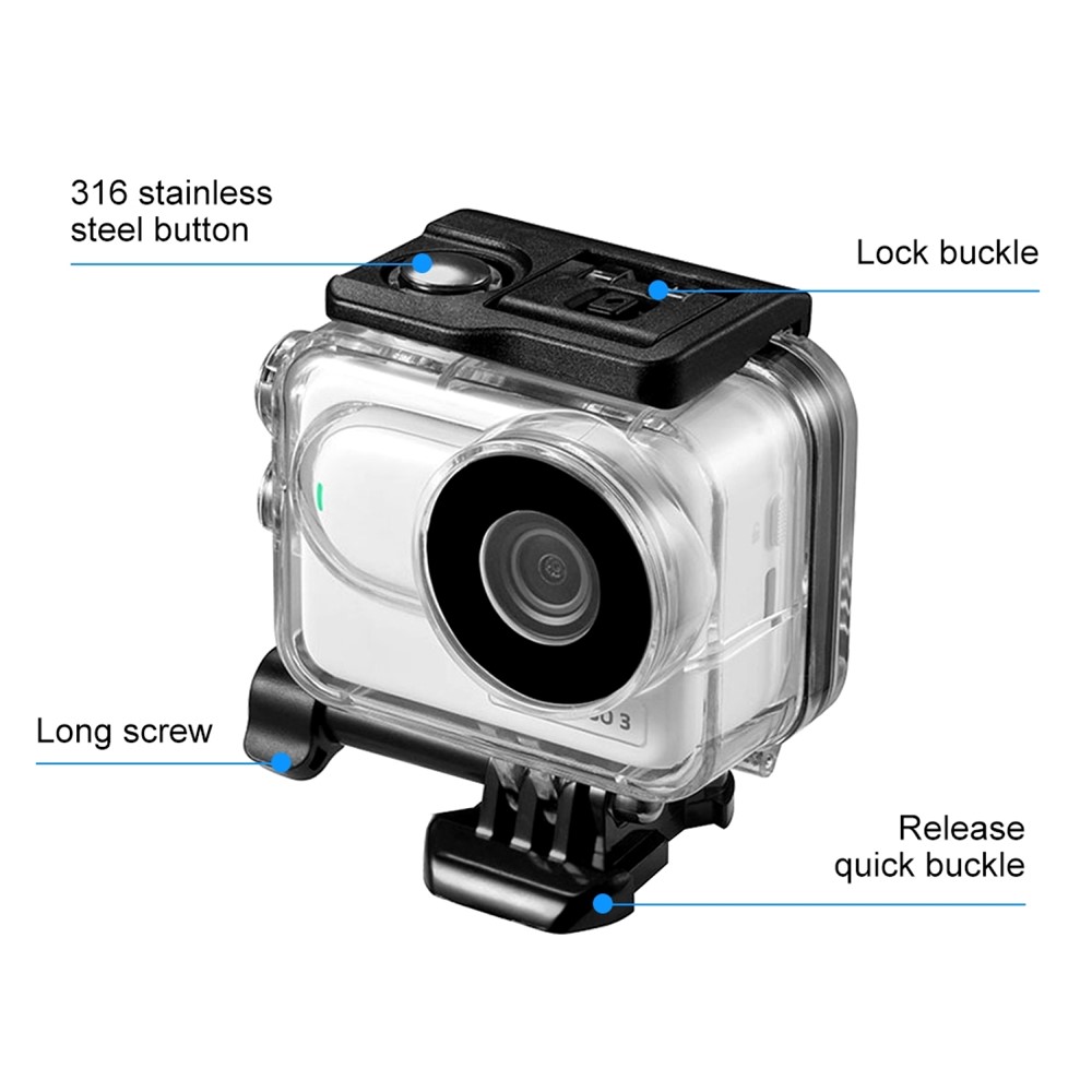 PULUZ PULUZ Vattentät Fodral För Insta360 GO 3 / 3S - Teknikhallen.se