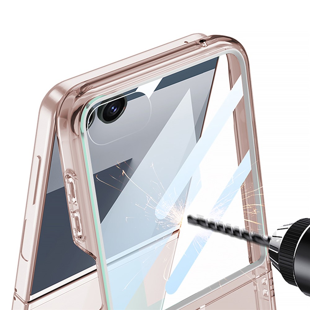 GKK GKK Samsung Galaxy Z Flip 7 Skal Hybrid Transparent - Teknikhallen.se