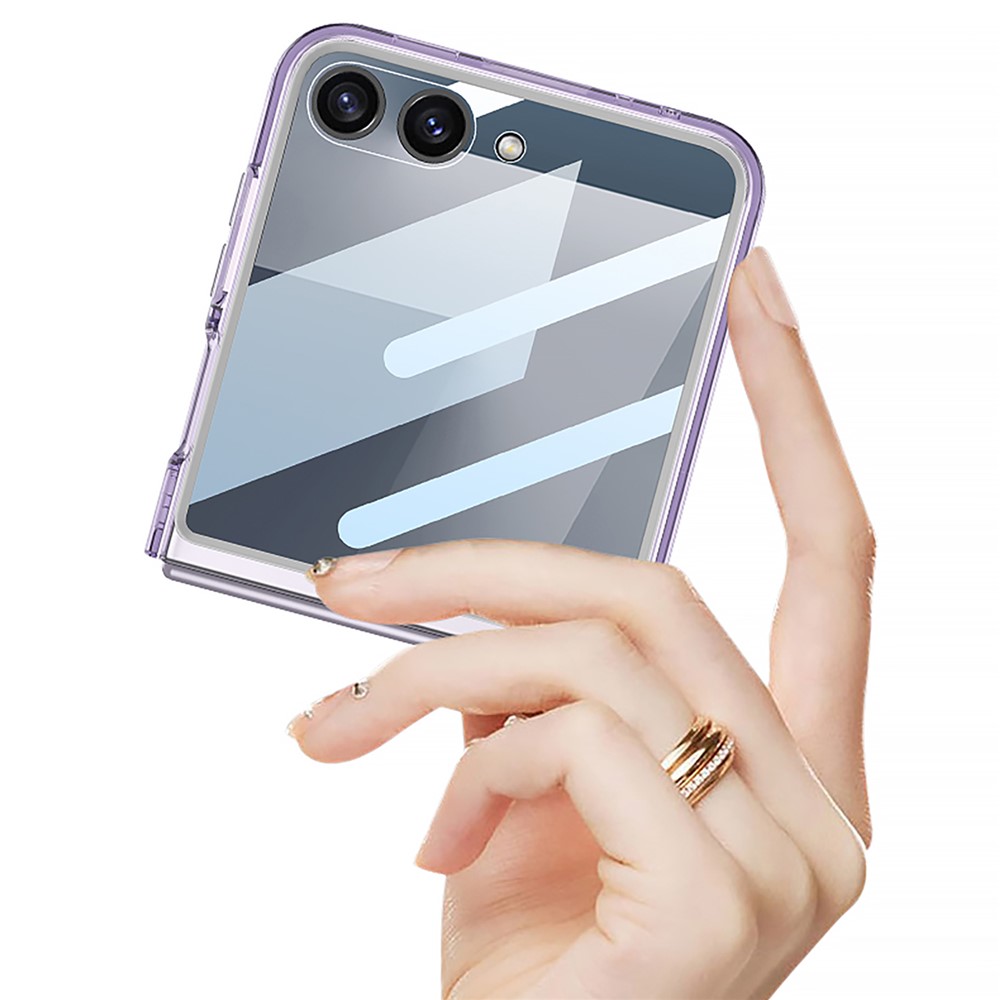 GKK GKK Samsung Galaxy Z Flip 7 Skal Hybrid Transparent - Teknikhallen.se
