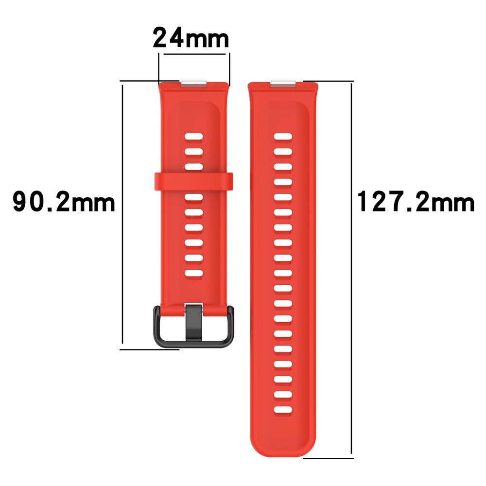  Huawei Watch Fit 4 Pro / 4 / 3 Armband Silikon Orange - Teknikhallen.se