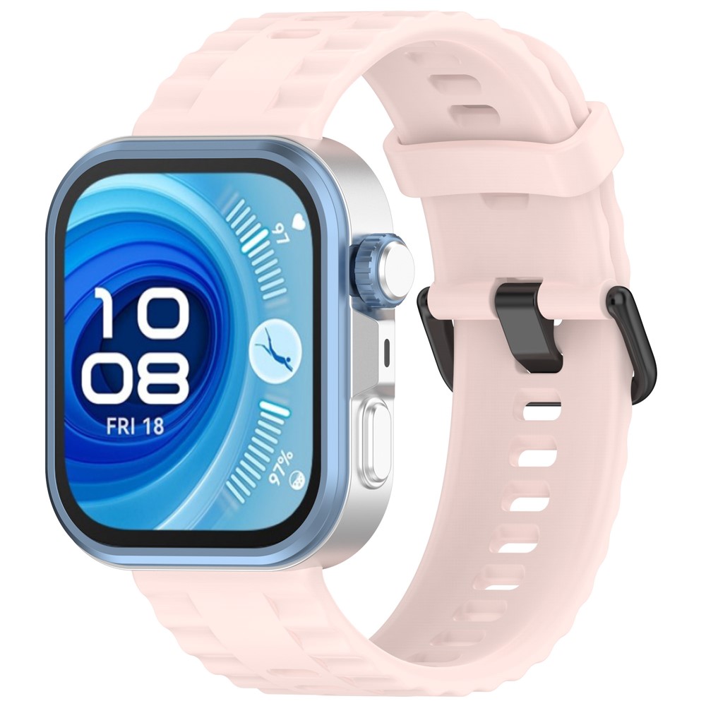  Huawei Watch Fit 4 Pro / 4 / 3 Armband Silikon Ljus Rosa - Teknikhallen.se