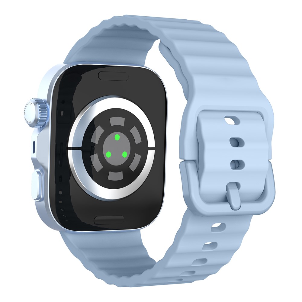 KALEBOL KALEBOL Huawei Watch Fit 4 Pro/4/3 Armband Wave Silikon Blå - Teknikhallen.se