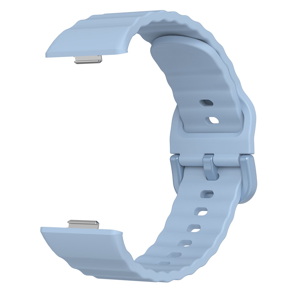 KALEBOL KALEBOL Huawei Watch Fit 4 Pro/4/3 Armband Wave Silikon Blå - Teknikhallen.se