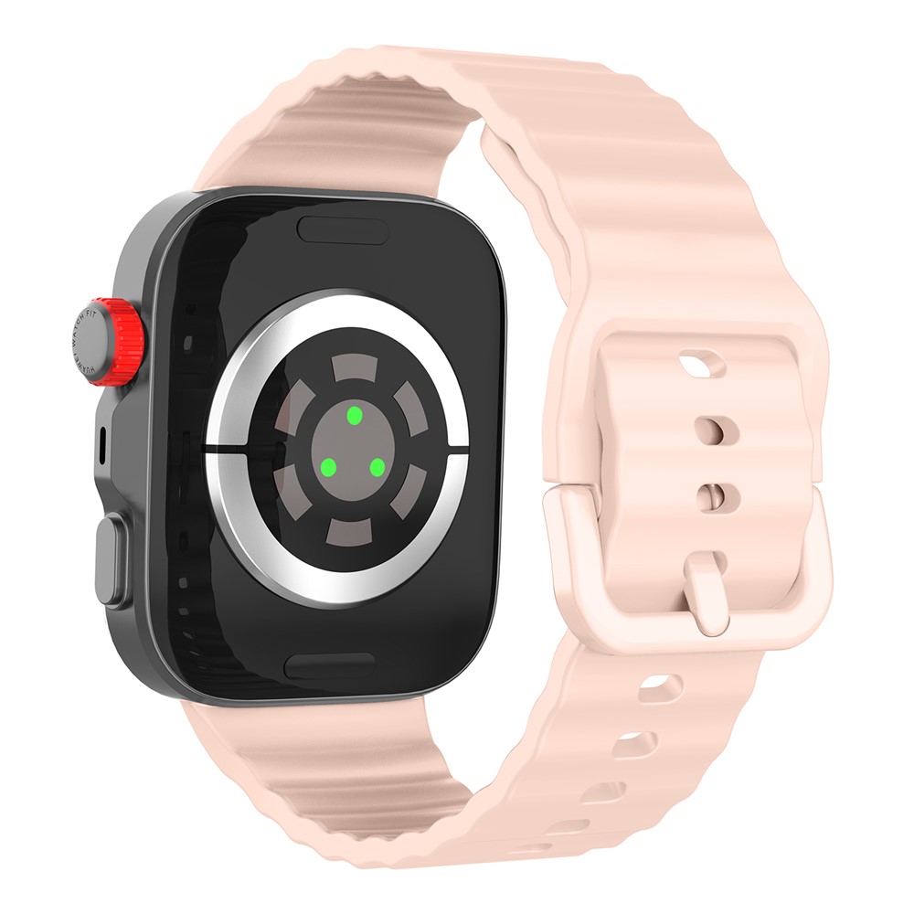 KALEBOL KALEBOL Huawei Watch Fit 4 Pro/4/3 Armband Wave Silikon Rosa - Teknikhallen.se