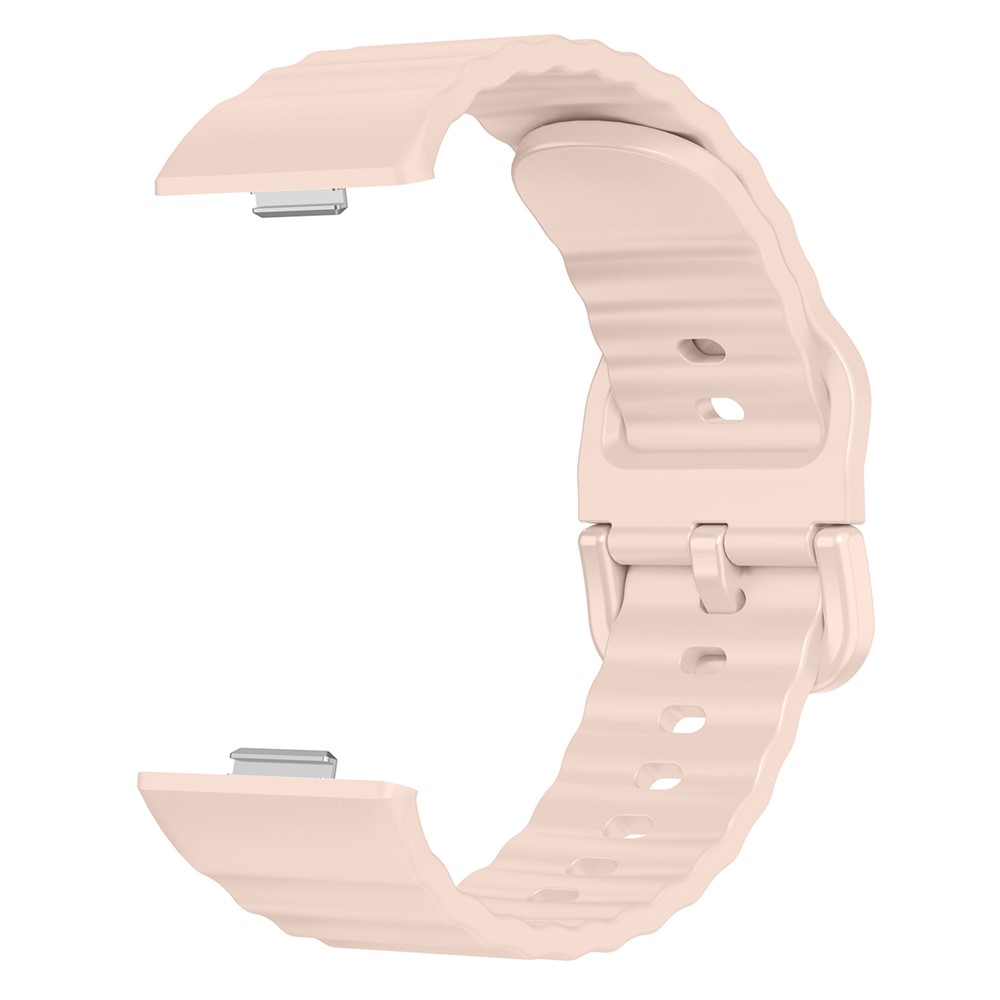 KALEBOL KALEBOL Huawei Watch Fit 4 Pro/4/3 Armband Wave Silikon Rosa - Teknikhallen.se