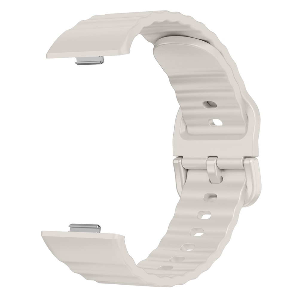 KALEBOL KALEBOL Huawei Watch Fit 4 Pro/4/3 Armband Wave Silikon Starlight - Teknikhallen.se